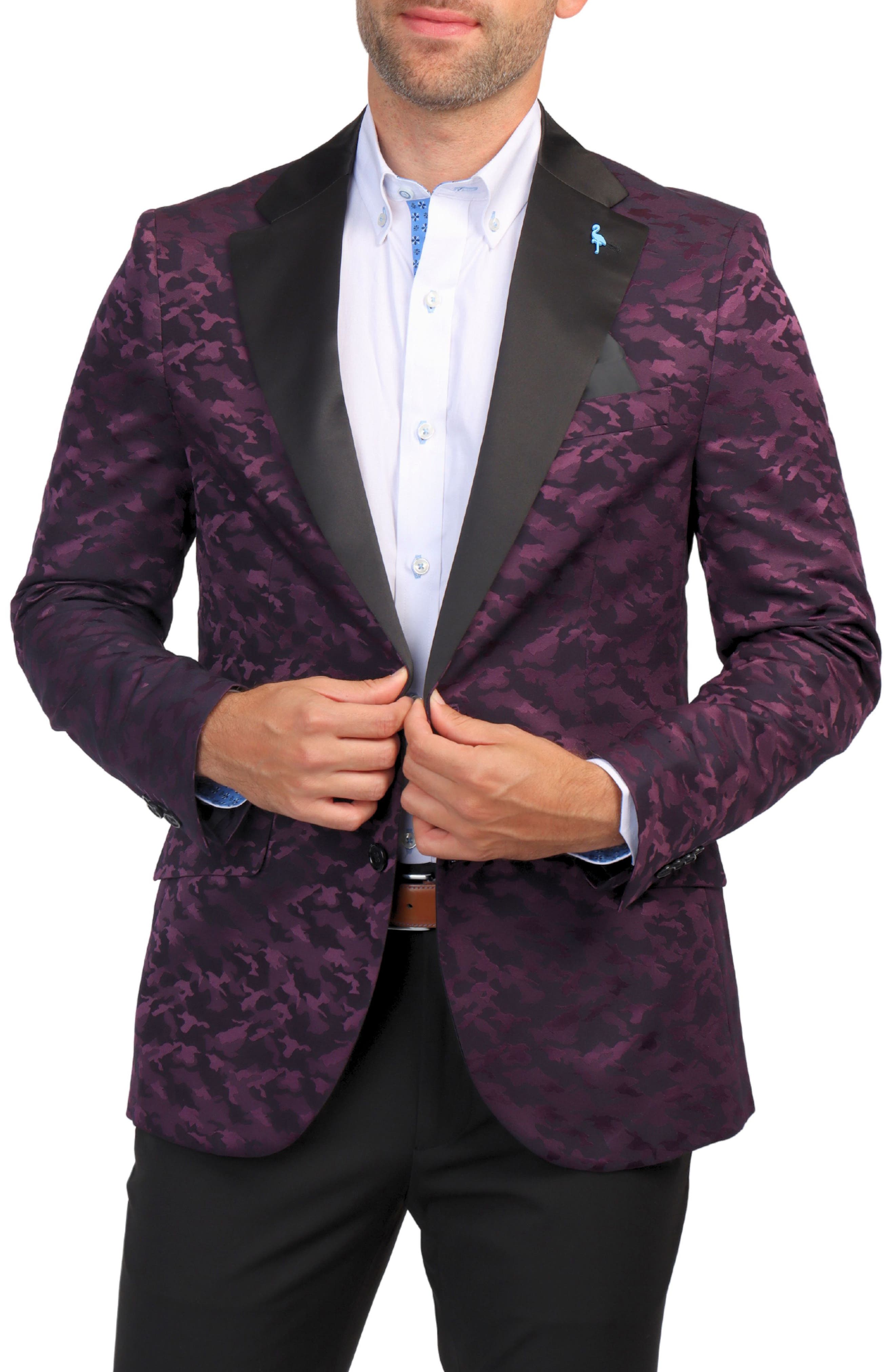 TailorByrd Camo Jacquard Dinner Jacket
