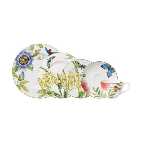 Villeroy & Boch Amazonia Anmut 5 Piece Place Set In White