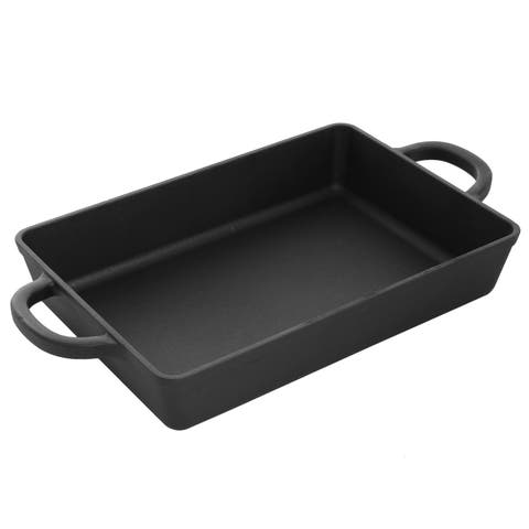 13 in. Preseasoned Cast Iron Lasagna Pan