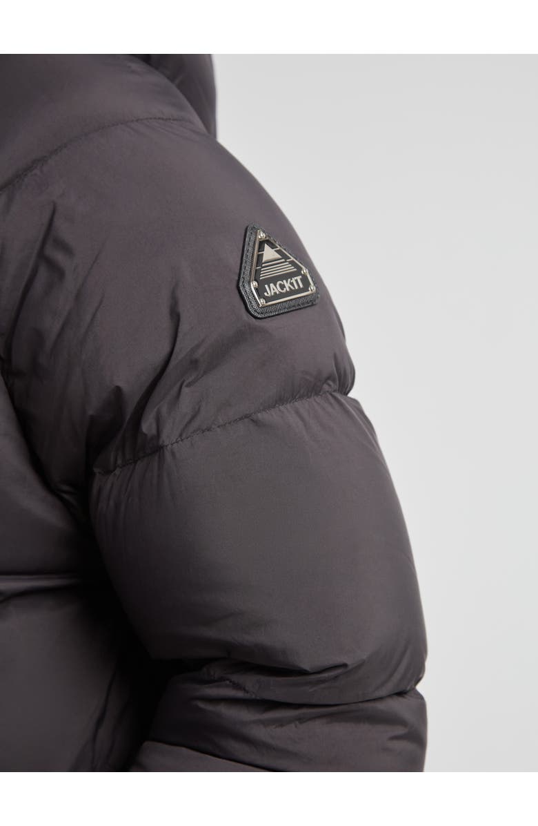 JACK1T Cloud Prime Hooded Down Jacket, Alternate, color, Black/Stone