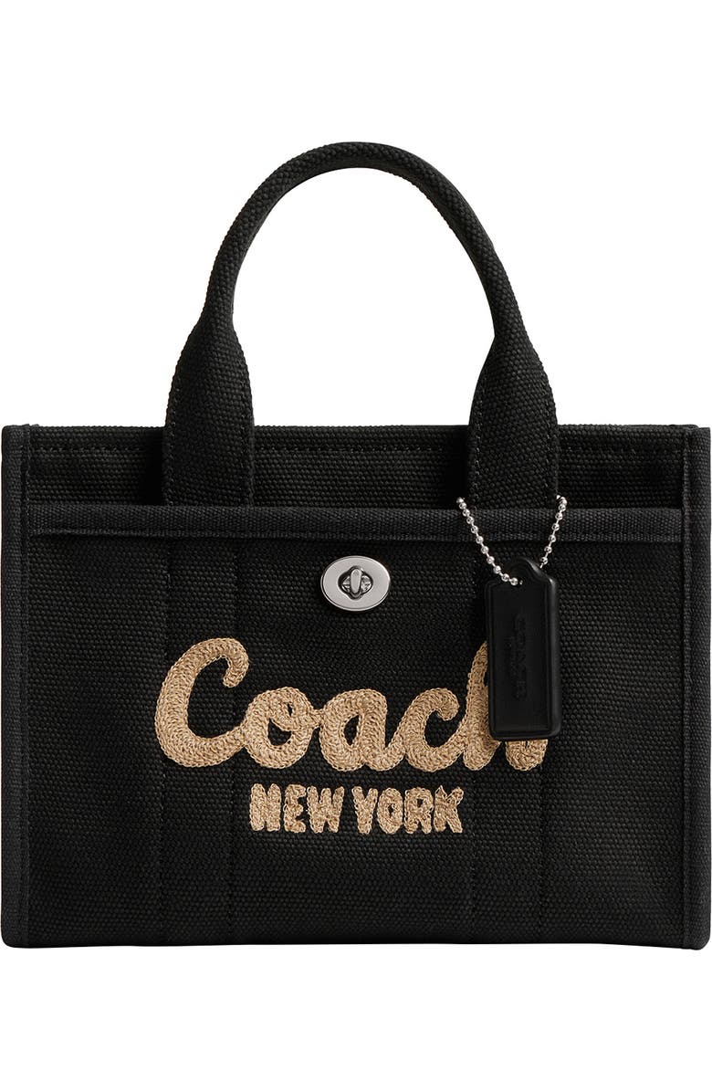 COACH Canvas Cargo 20 Tote, Main, color, Lh/Black