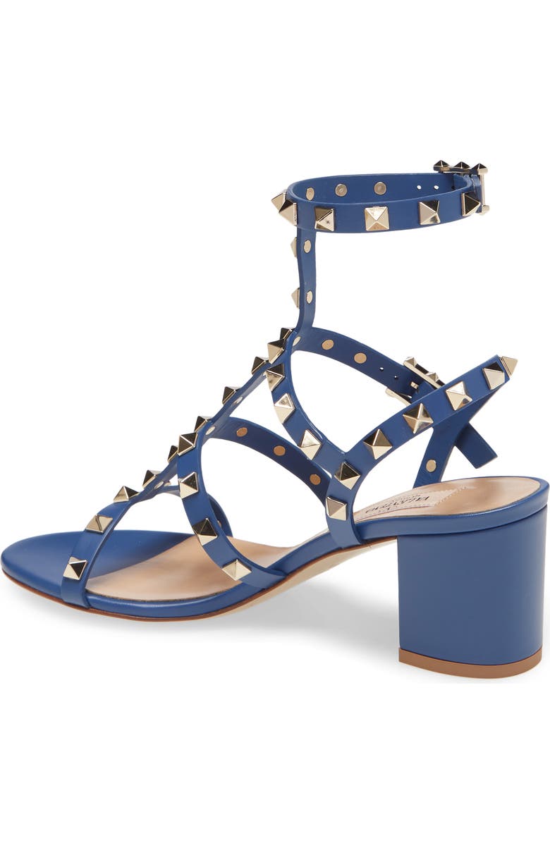 Valentino Garavani Rockstud Block Heel Sandal, Alternate, color,