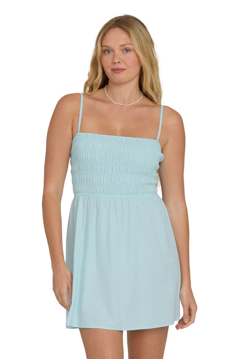Suns Out Fit & Flare Minidress, Alternate, color, CLEARWATER