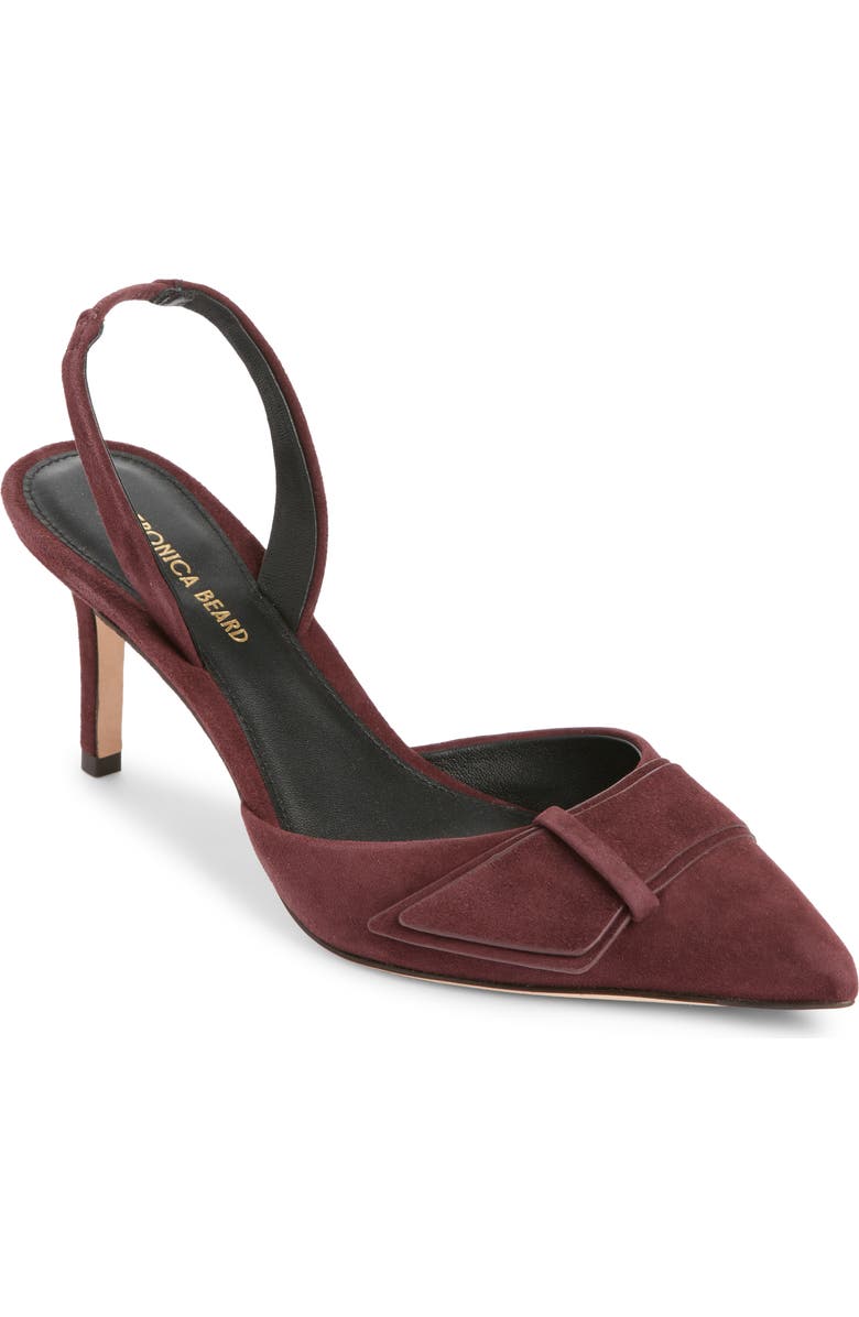 Veronica Beard Lisbeth Slingback Pointed Toe Pump, Main, color, Port