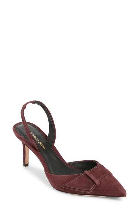 Lisbeth Slingback Pointed Toe Pump (Women)