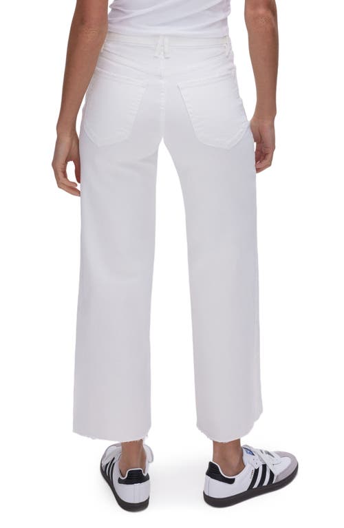 Good American Womens White001 Good Waist Palazzo Wide-leg High-rise Stretch-denim Jeans In White001