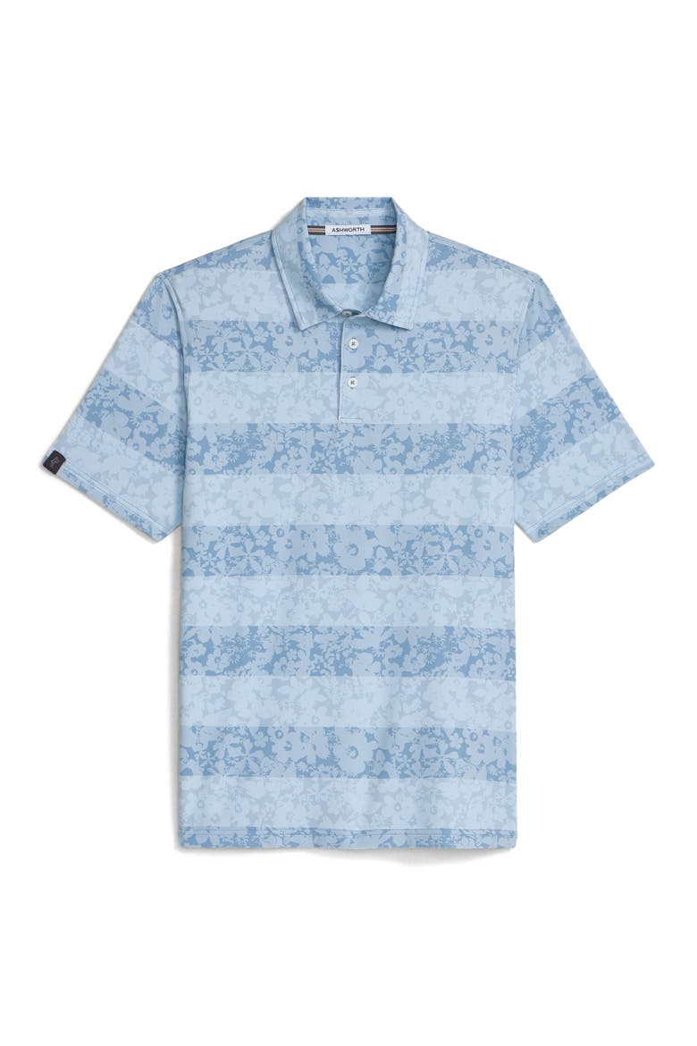 Floral Rugby Polo, Main, color, Denim