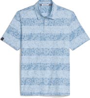 ASHWORTH GOLF Floral Rugby Polo