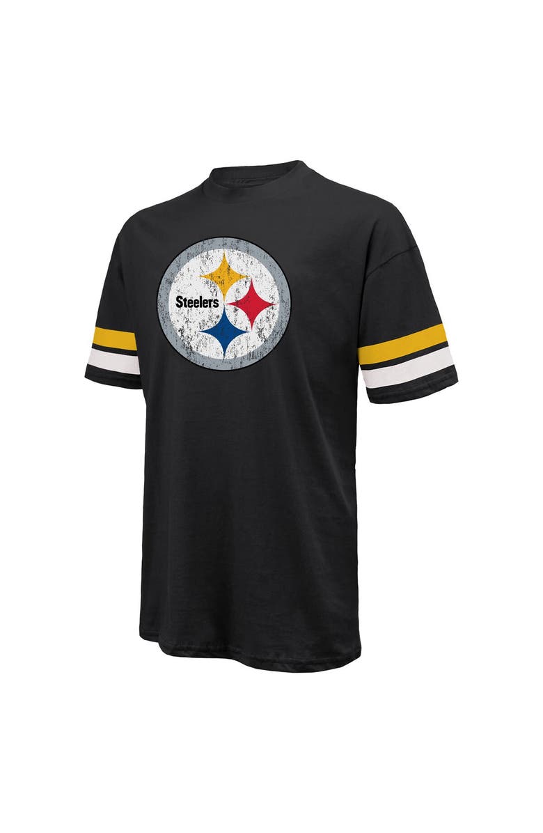 Majestic Threads Men's Majestic Threads T.J. Watt Black Pittsburgh Steelers Name & Number Oversize Fit T-Shirt, Alternate, color, Black