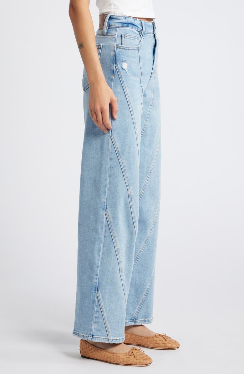 HIDDEN JEANS Diagonal Seam Dad Jeans, Alternate, color, 