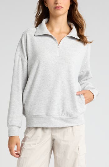 Cozy quarter zip sweatshirt online