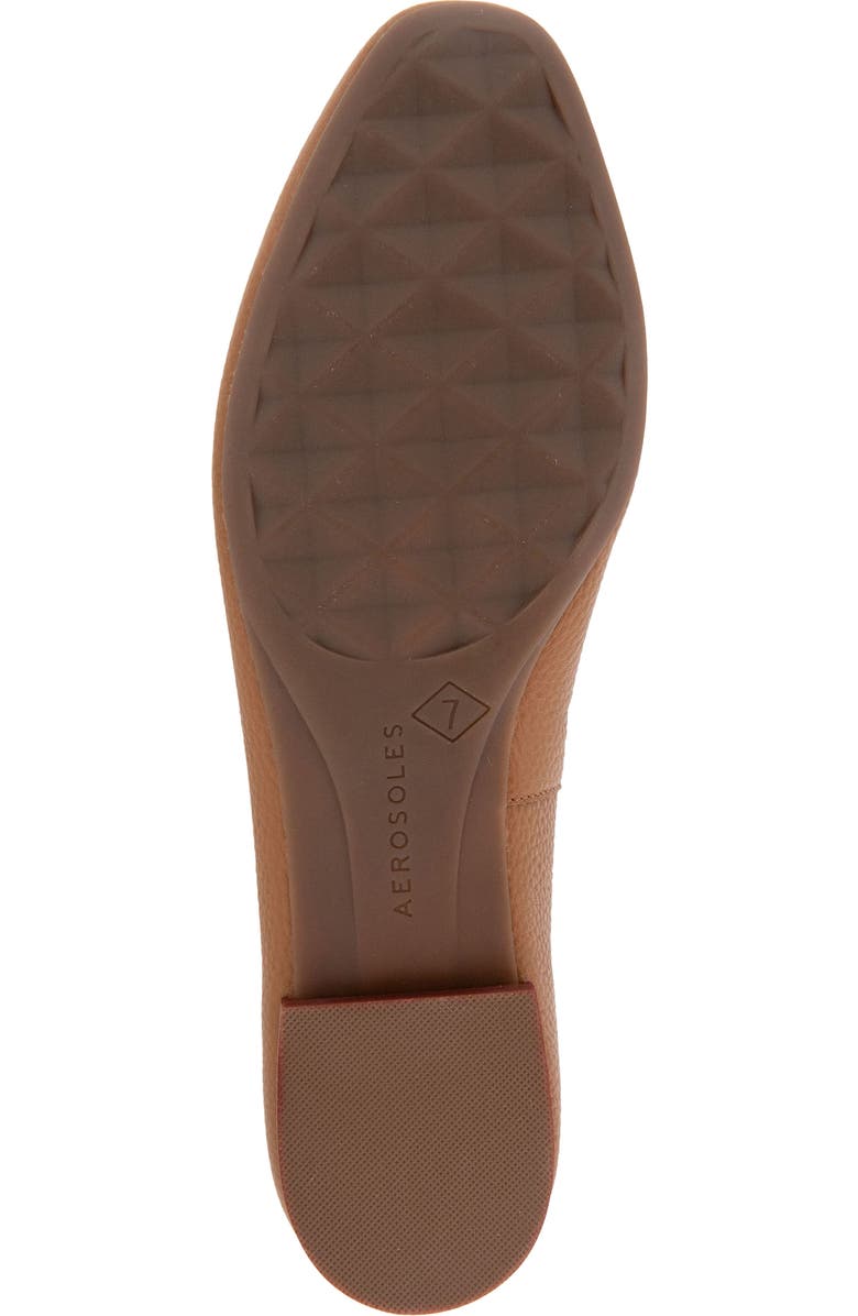 Aerosoles Amelie Ballet Flat, Alternate, color, Tan Pebbled Leather