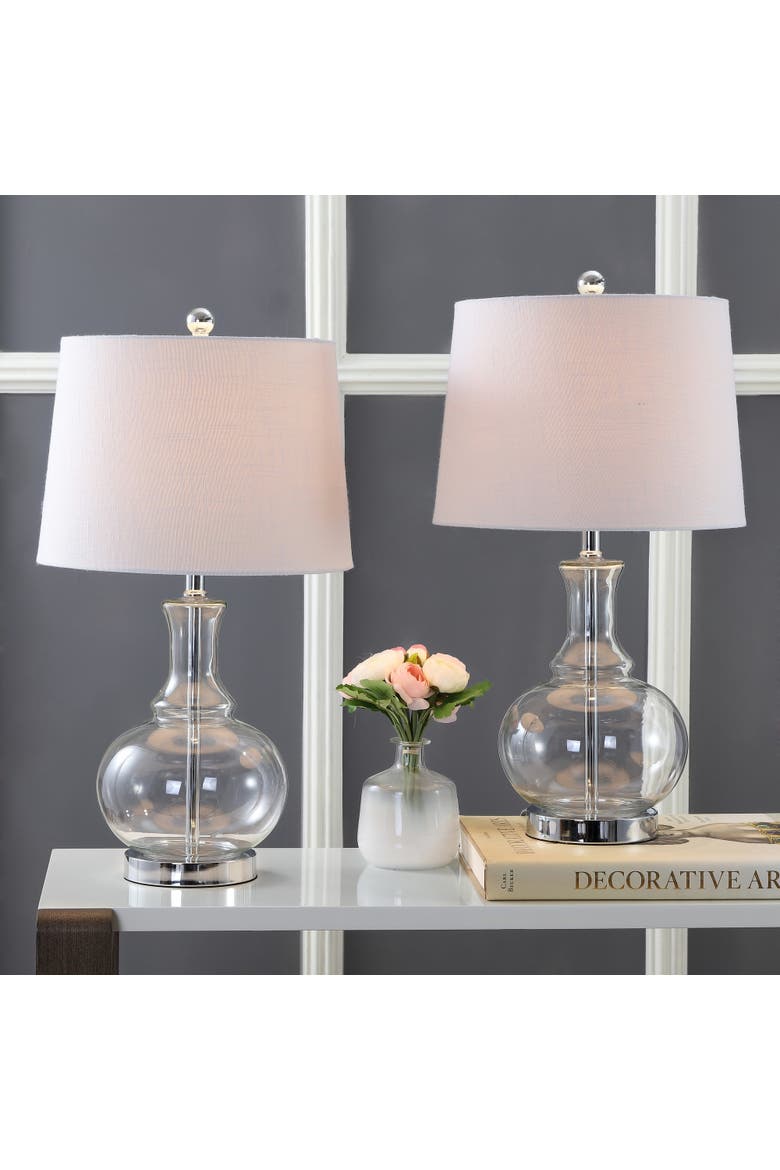 Lavelle 25" Glass LED Table Lamp, Alternate, color, Clear