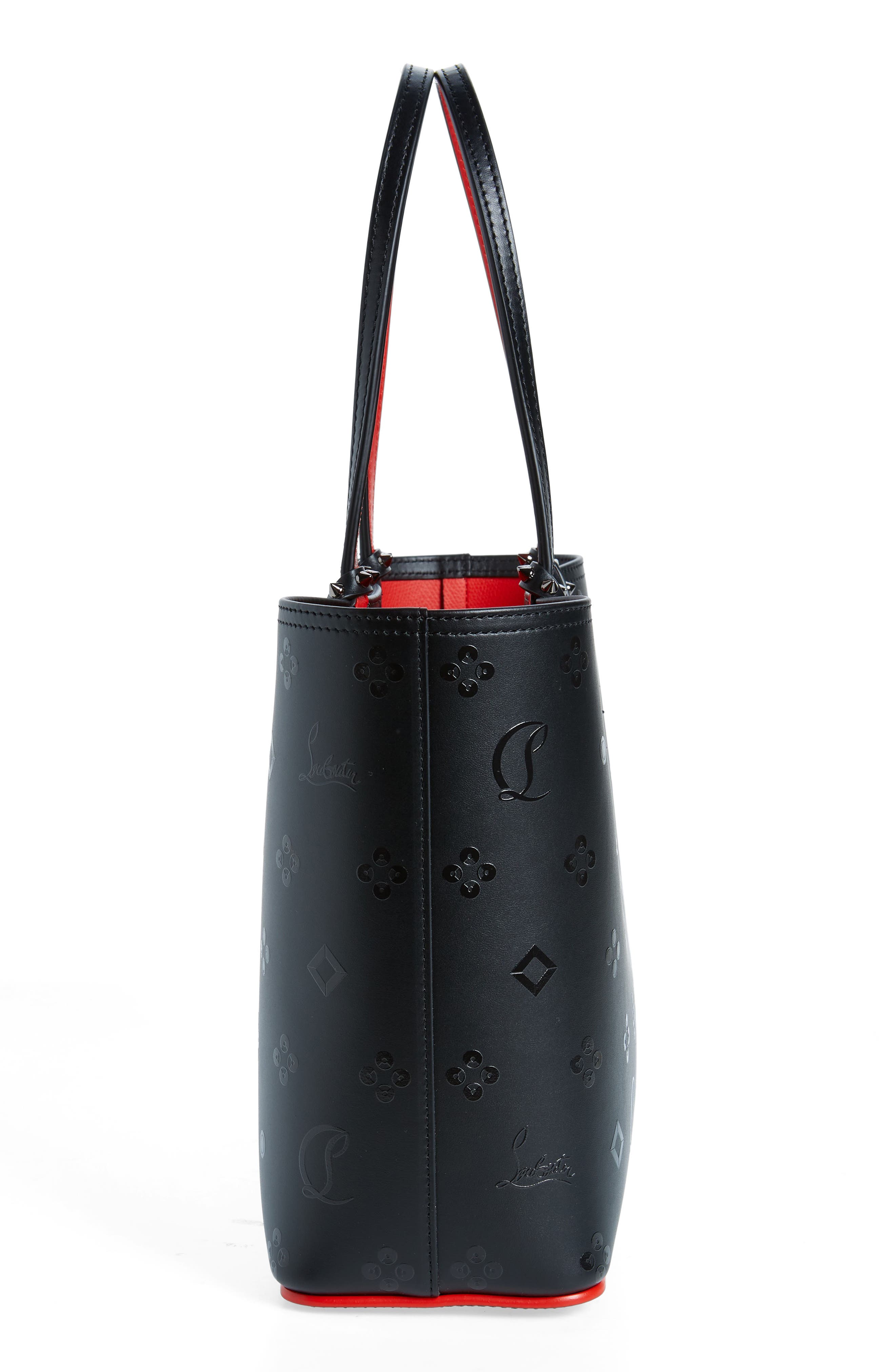 Christian Louboutin Small Cabata Loubinthesky Leather Tote, Alternate, color, 