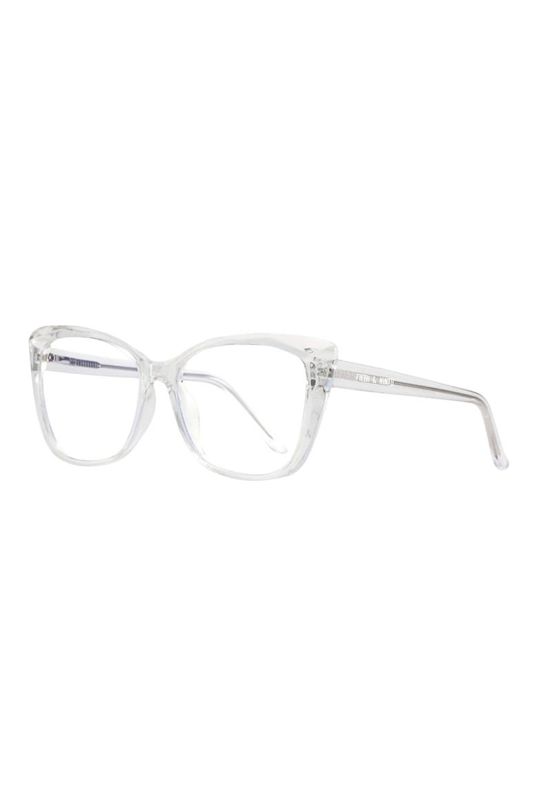 Madison 50mm Blue Light Filtering Glasses, Main, color, CLEAR