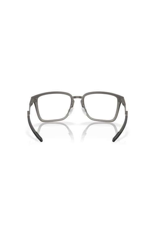 Oakley 56mm Rectangle Optical Glasses In Gray