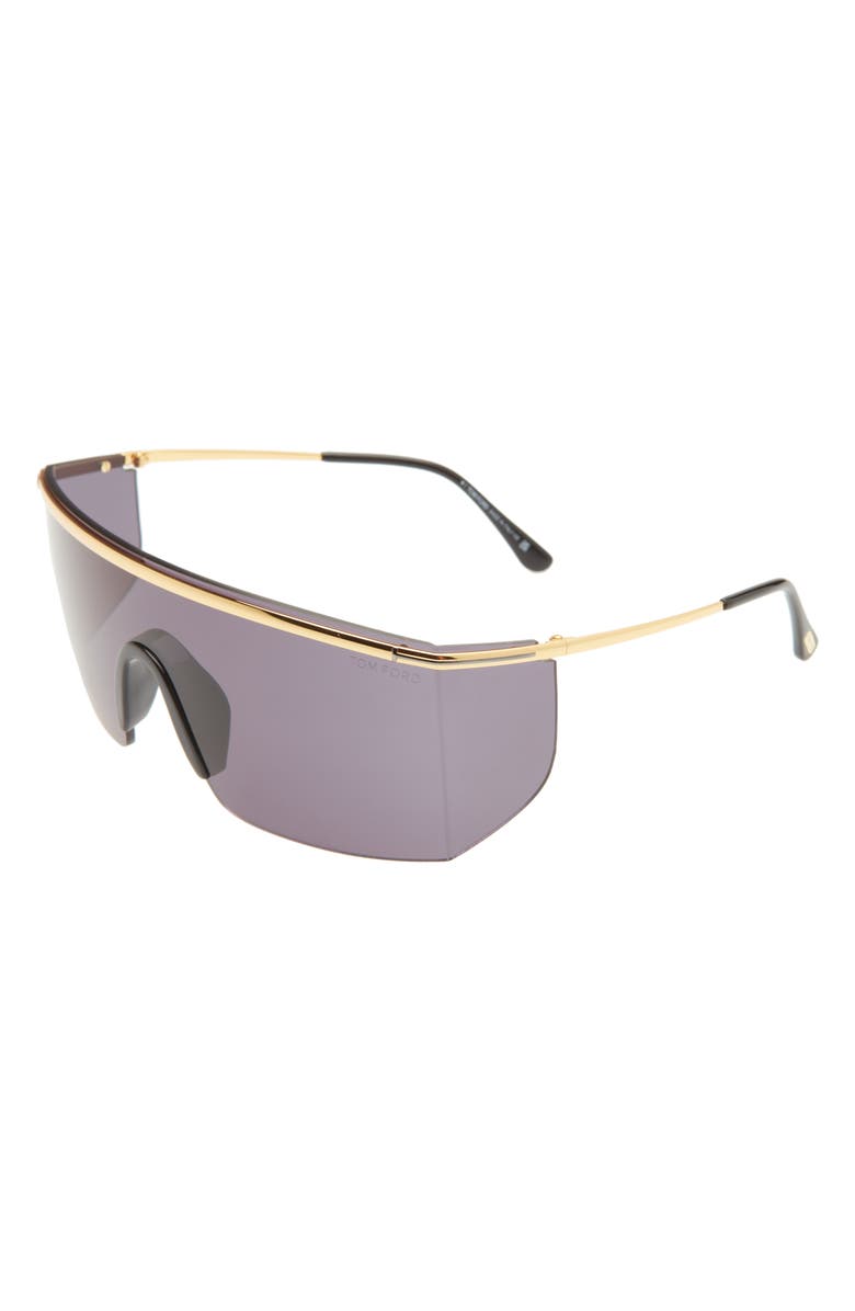 TOM FORD Pavlos Shield Sunglasses, Alternate, color, 