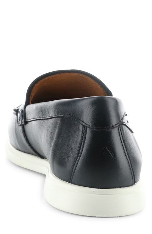 Ambitious Moc Toe Slip-on In Navy Leather