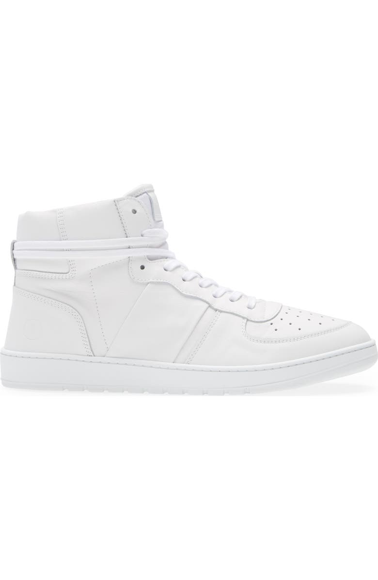 Collegium Pillar Destroyer High Top Sneaker, Alternate, color, Bianco