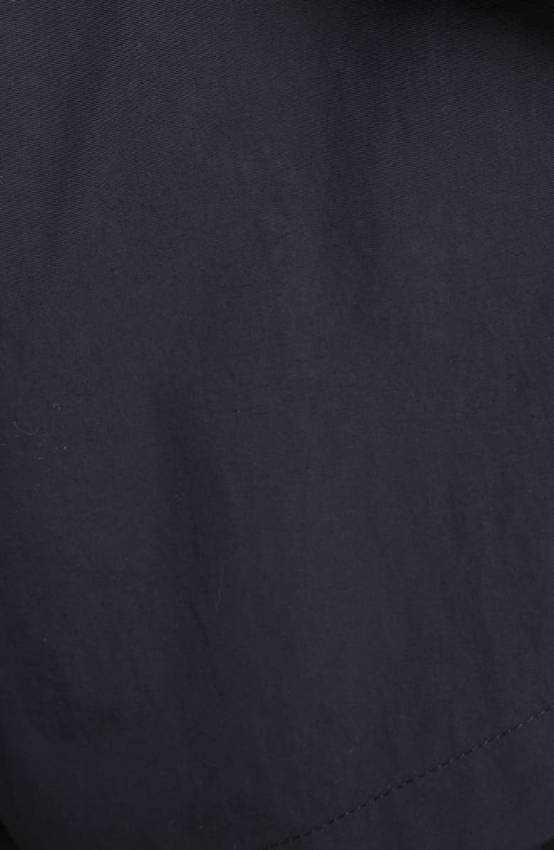 Toga Long Hooded Taffeta Coat, Alternate, color, 