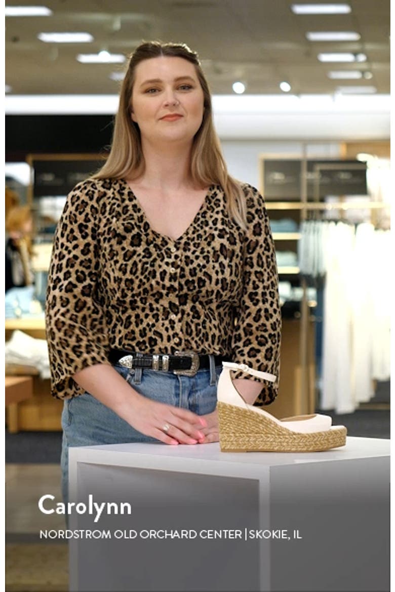 Nudistia Espadrille Wedge Sandal video