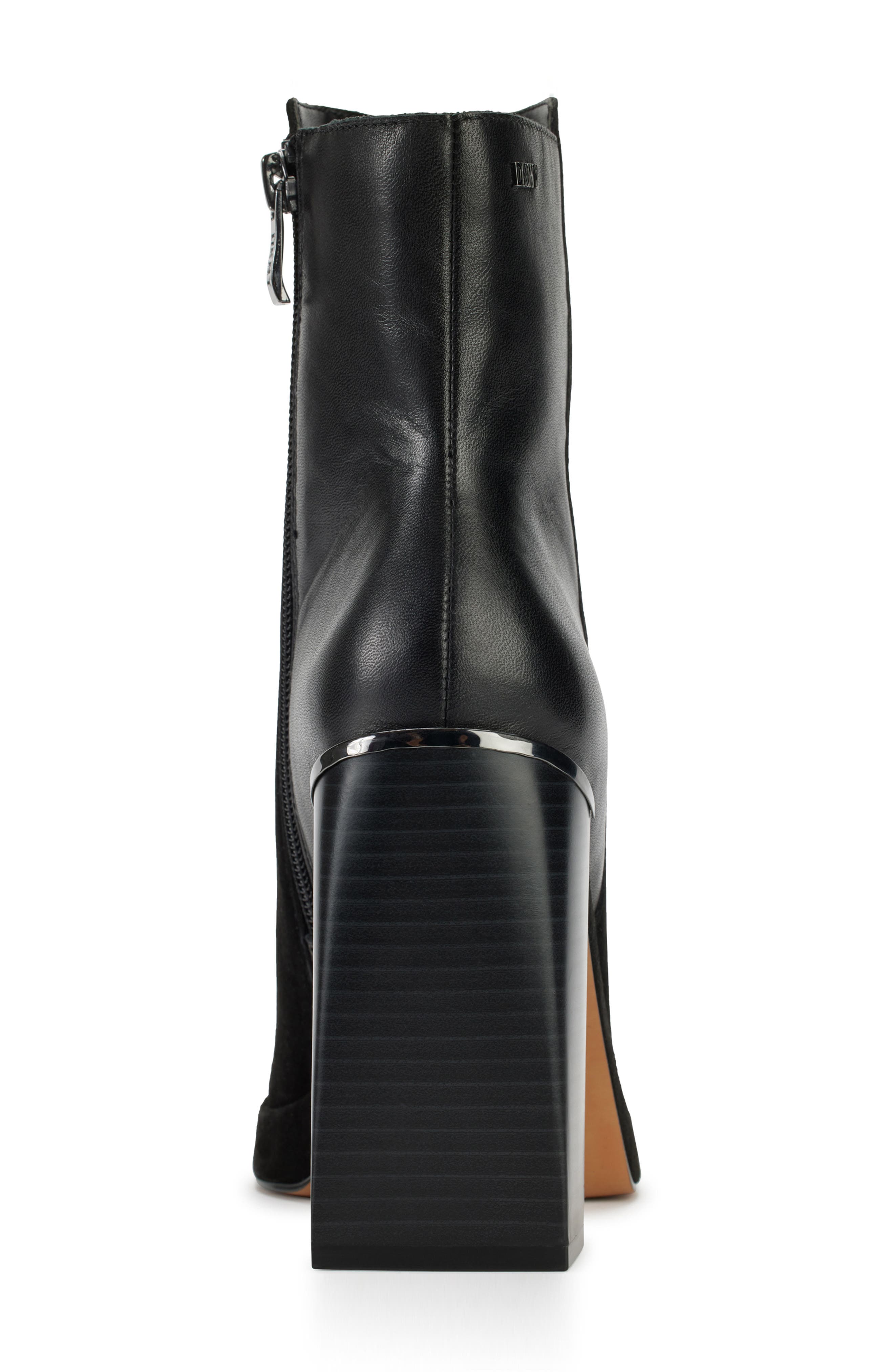 DKNY Felice Square Toe Boot, Alternate, color, 