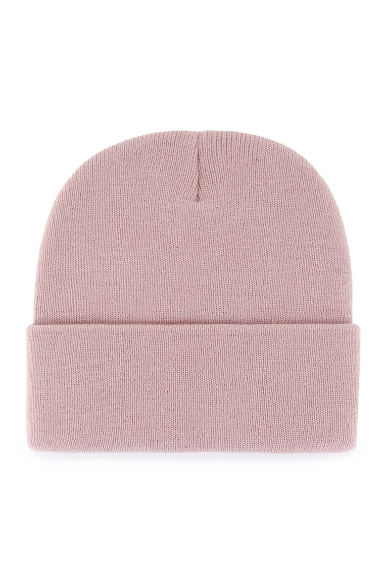 Women's '47 Pink LSU Tigers Haymaker Cuffed Knit Hat, Alternate, color, Pink