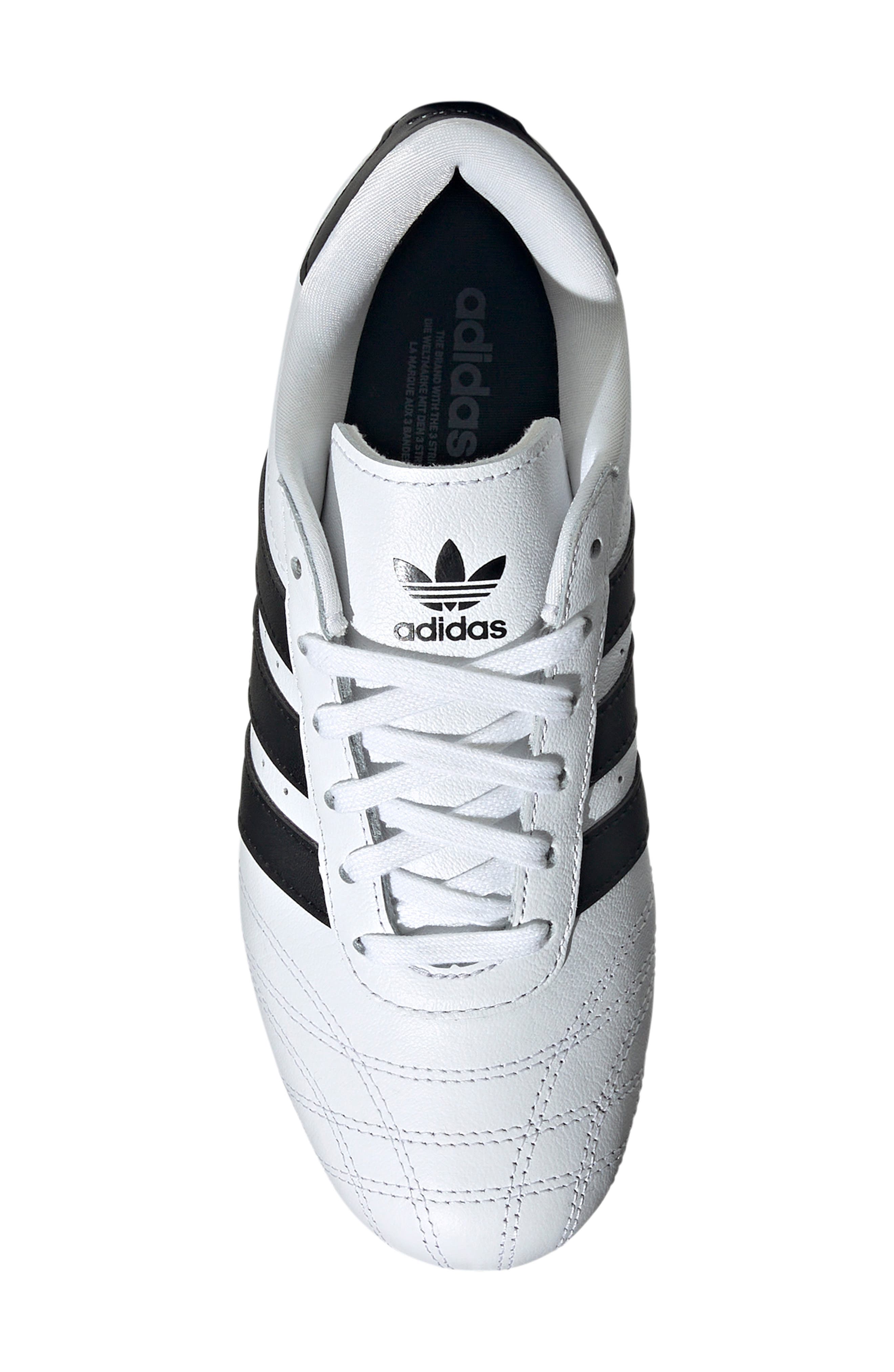 adidas Kids' Taekwondo Sneaker, Alternate, color, White/ Black/ Gum