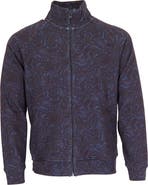 Lords of Harlech Neville Brushed Interlock Full-zip Jacket