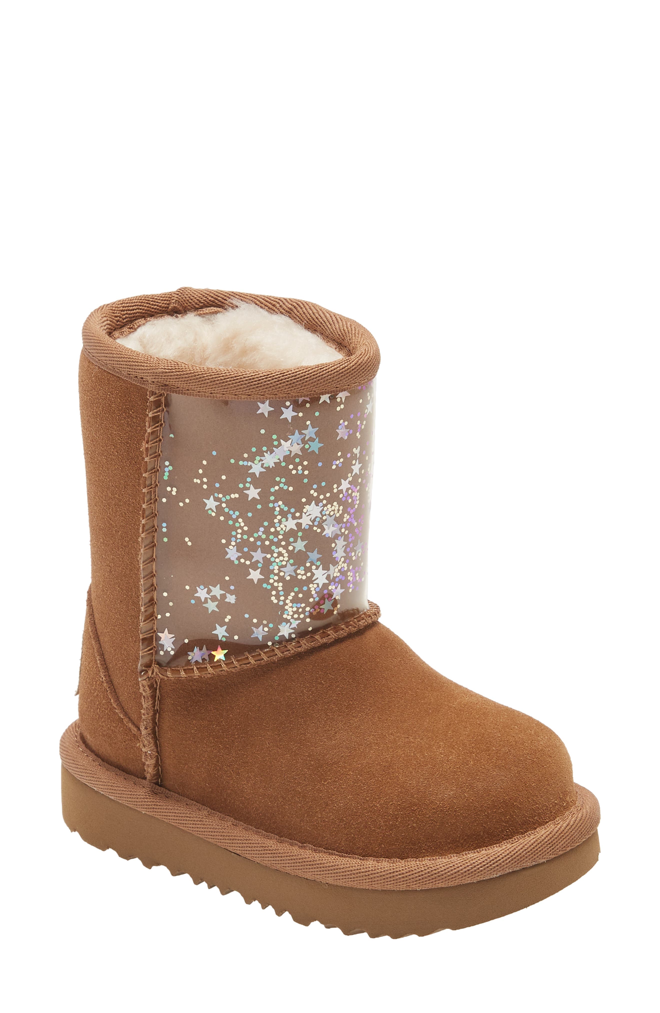 UGG<sup>®</sup> Mini Classic II Waterproof Clear Boot, Main, color, 