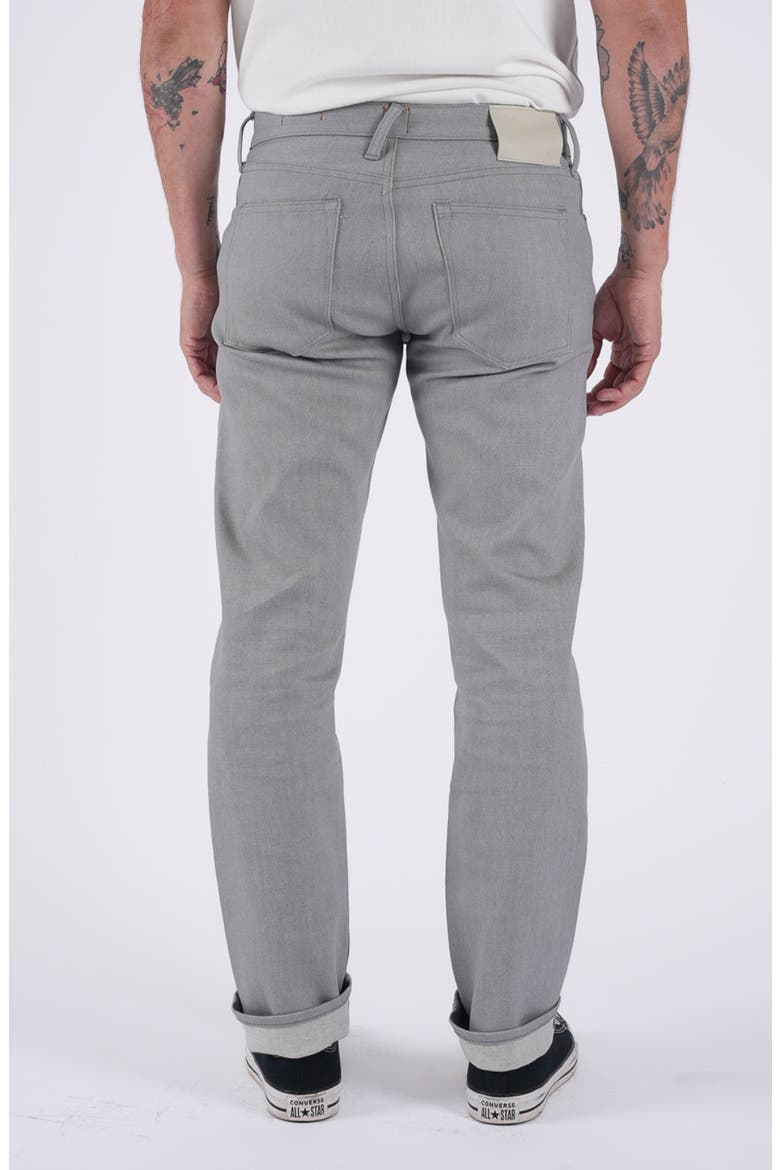 The Hammer Straight Leg 14-Ounce Stretch Selvedge Jeans, Alternate, color, SILVER GRAY RAW