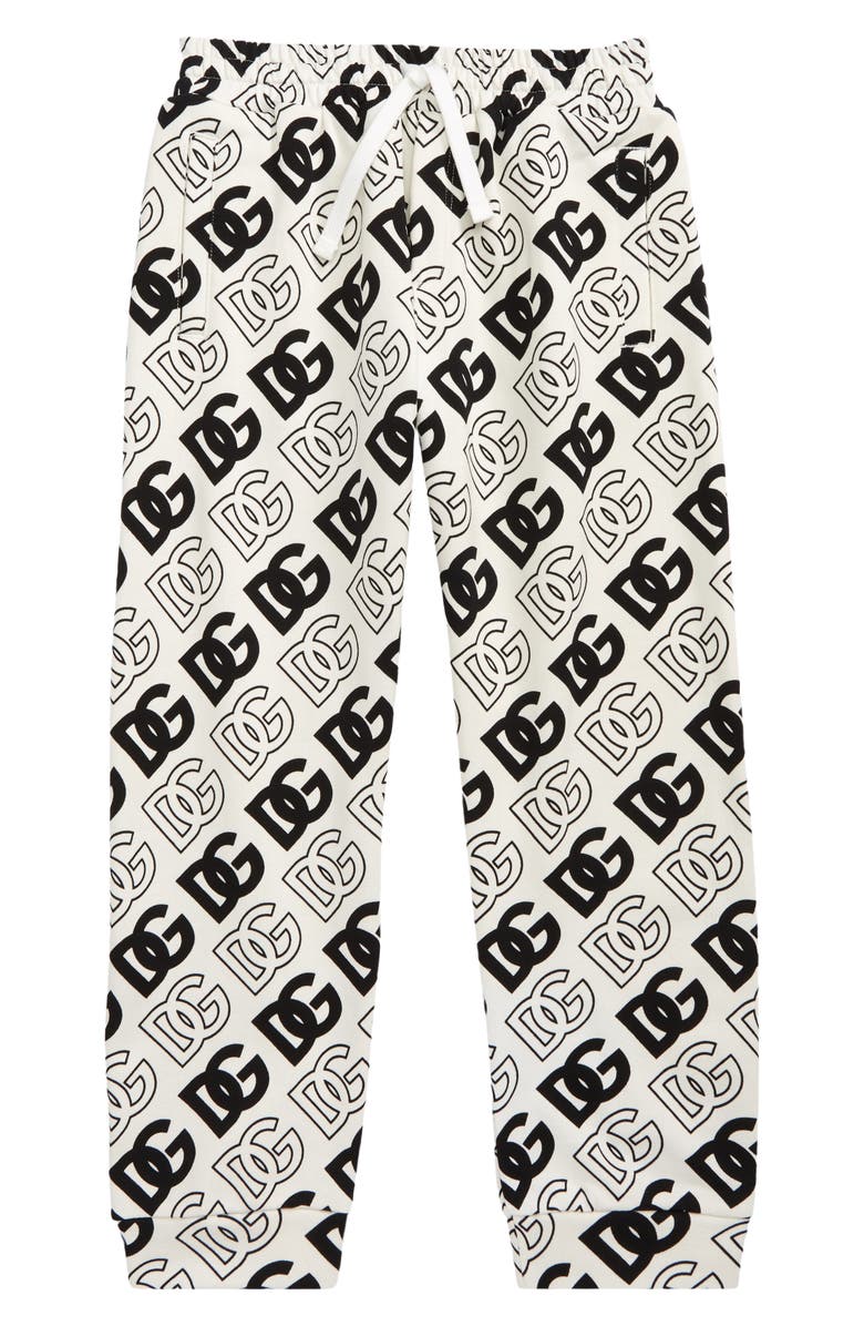 Dolce&Gabbana Kids' Cotton Logo Joggers, Main, color,