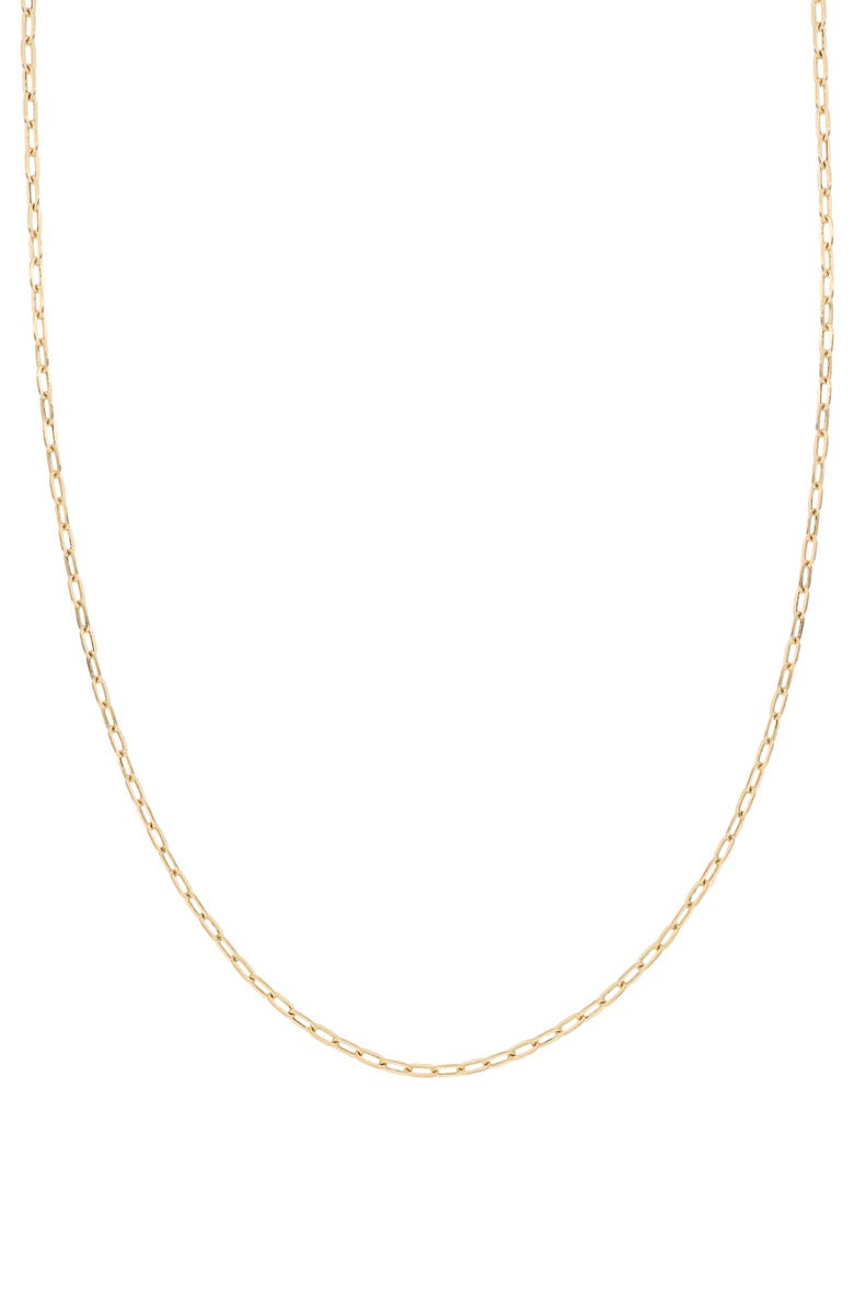 Bony Levy 14K Gold Paper Clip Chain Necklace, Main, color, 14K Yellow Gold