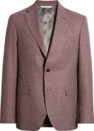 Jack Victor McAllen Micro Houndstooth Wool & Silk Blend Sport Coat