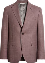 Jack Victor McAllen Micro Houndstooth Wool & Silk Blend Sport Coat