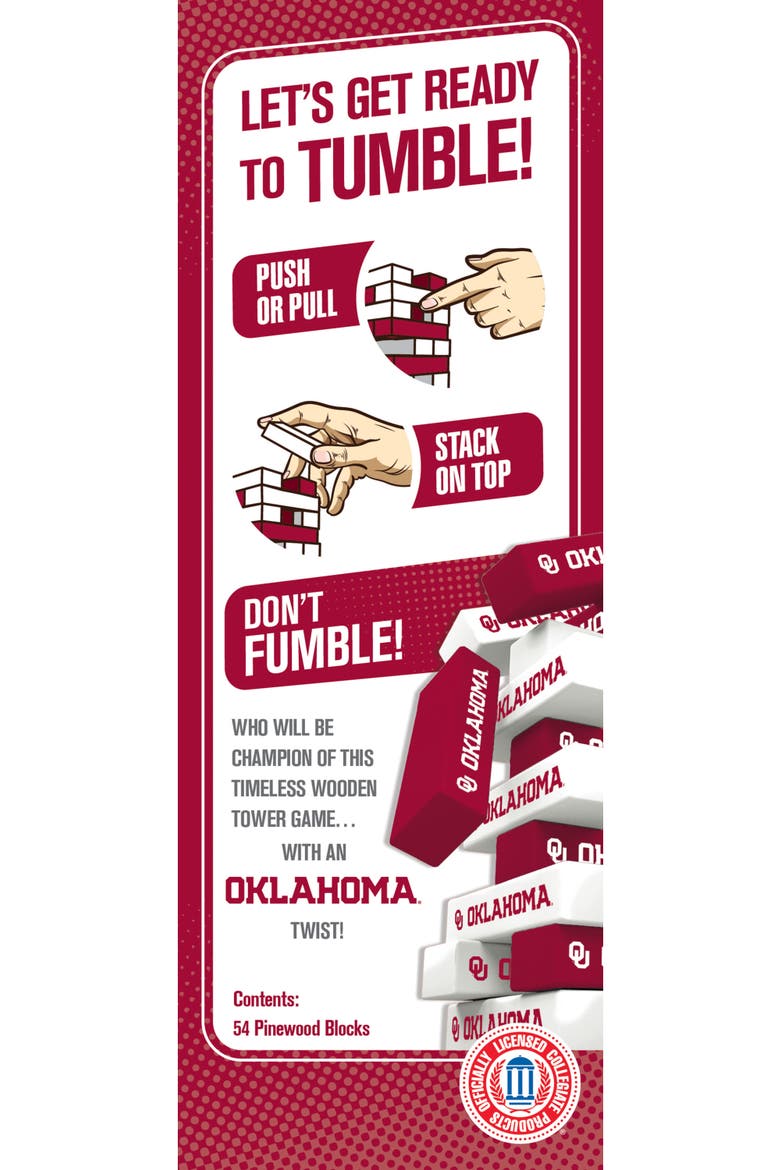 Oklahoma Sooners Tumble Tower, Alternate, color, Multicolor