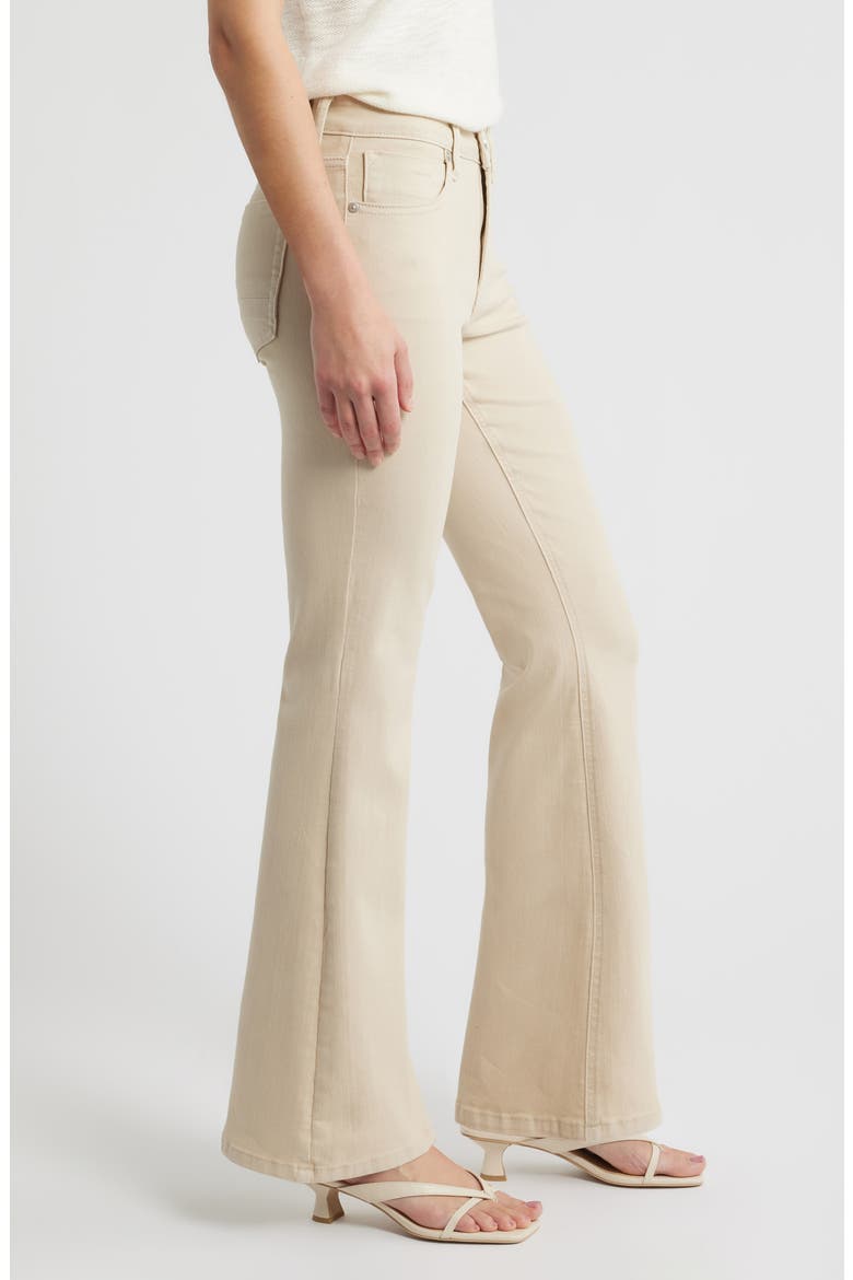Eiffel Flare Jeans, Alternate, color, OYSTER