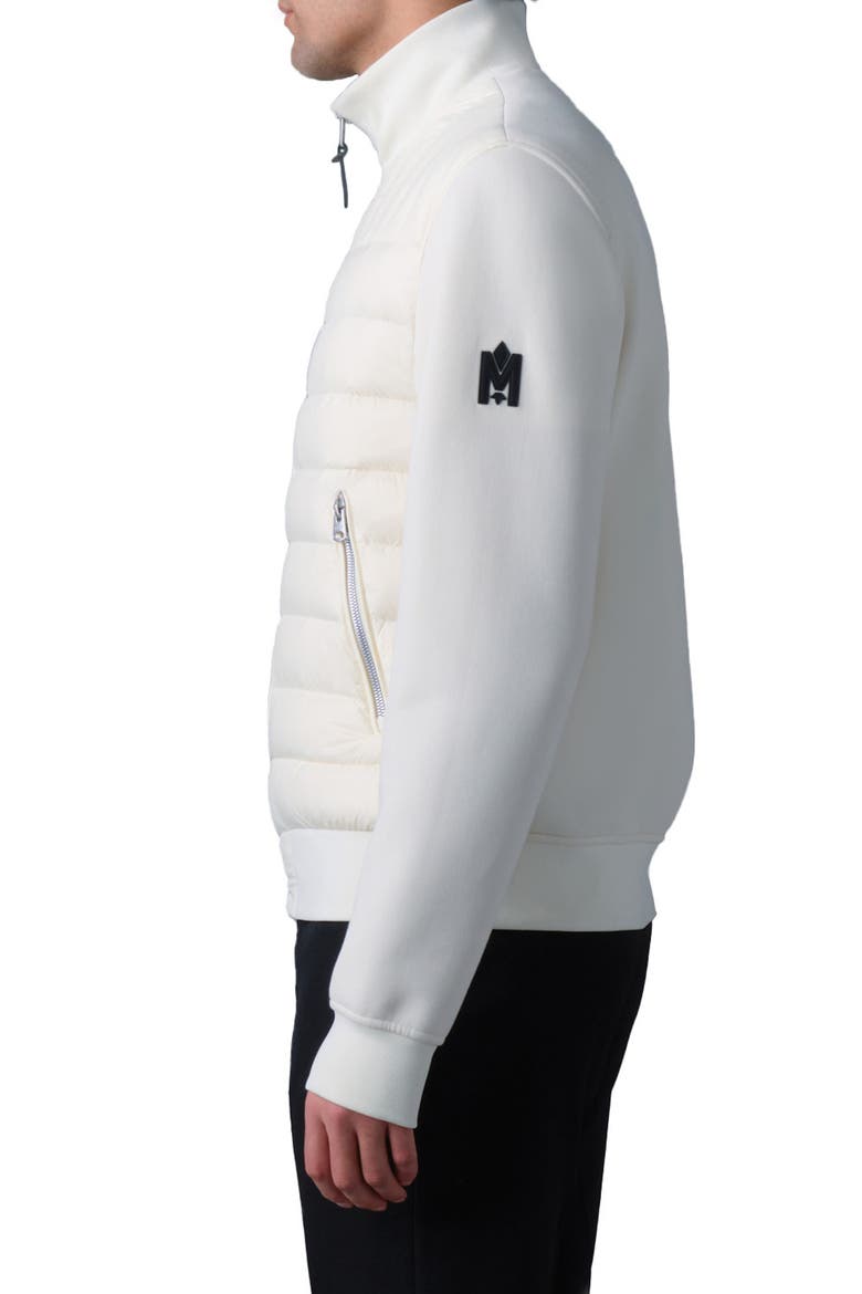 Collin-R Quilted Down Puffer Jacket, Alternate, color, CREAM