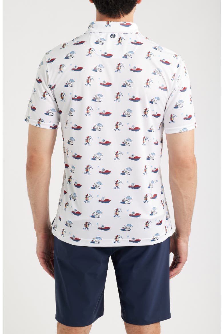 Compass Polo, Alternate, color, WHITE
