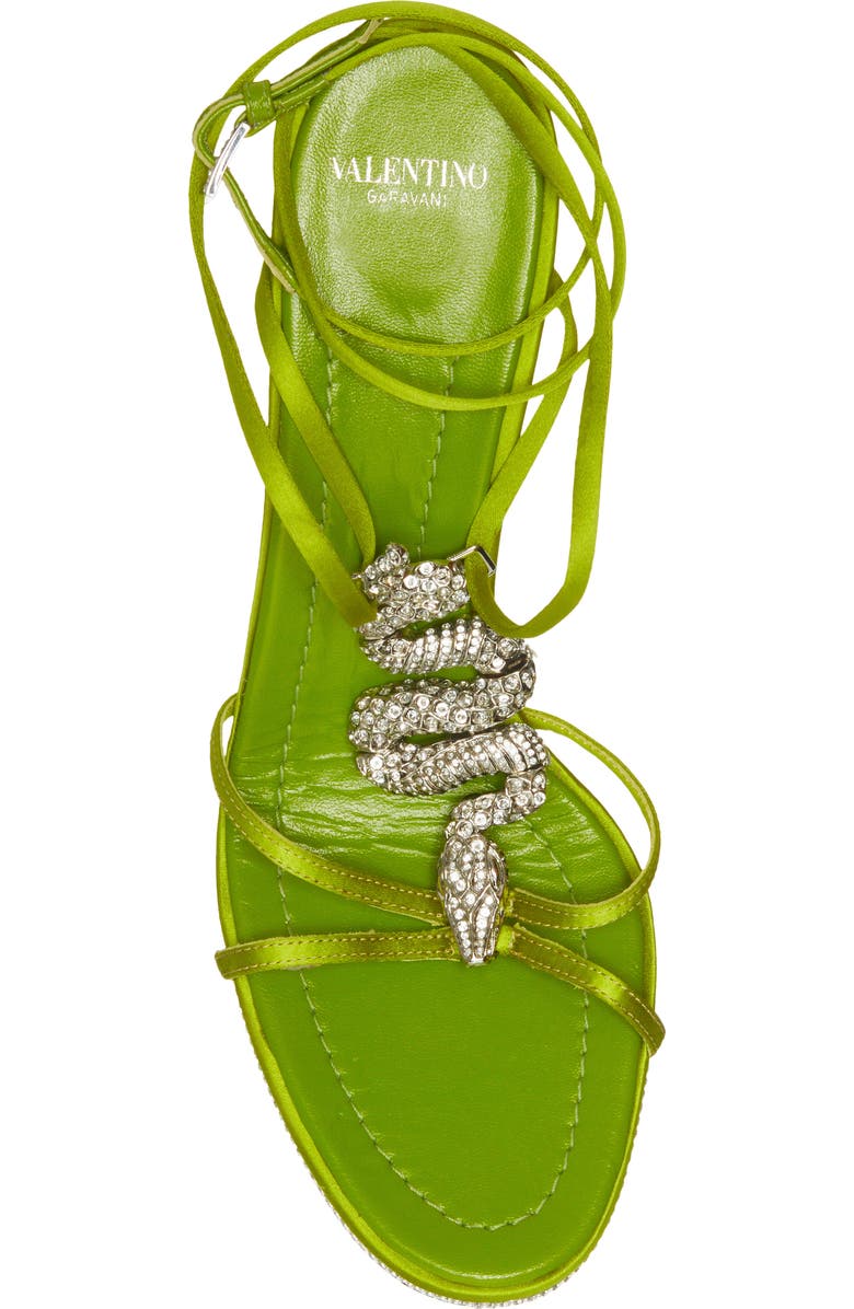 Valentino Garavani Divine Crystal Embellished Sandal, Alternate, color,
