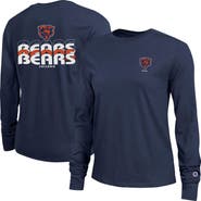Champion Women's Champion Navy Chicago Bears Core Long-Sleeve T-Shirt