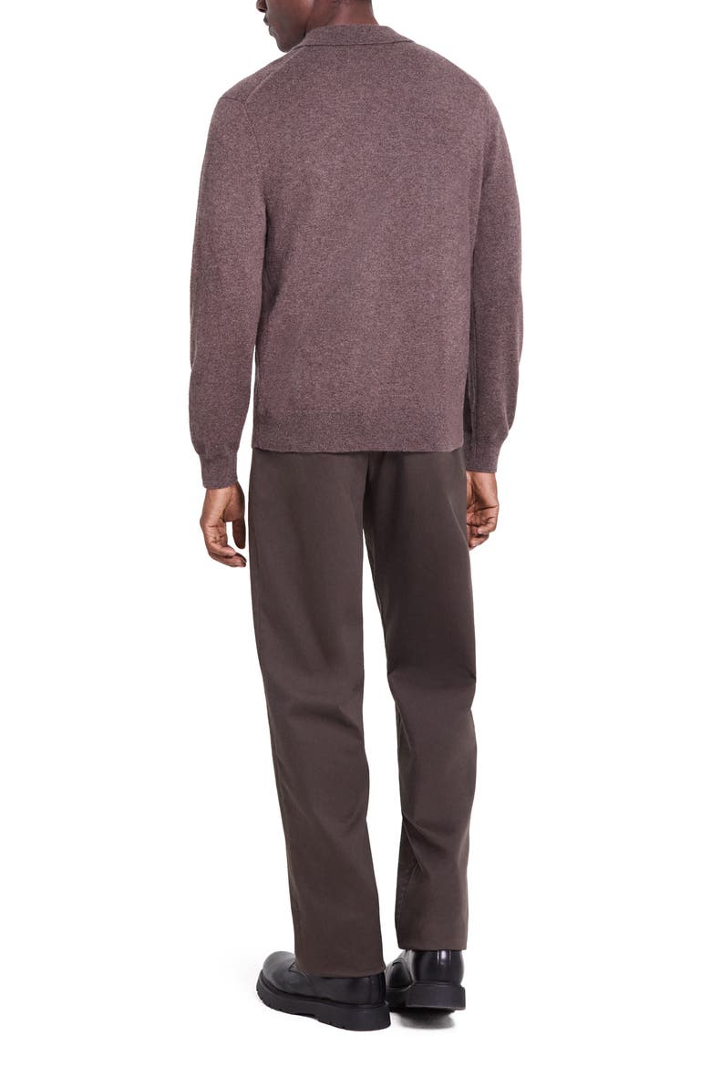 Johnny Collar Cashmere Sweater, Alternate, color, ESPRESSO MELANGE
