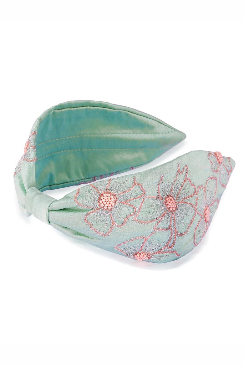 Garden Serenity Headband, Alternate, color, Green