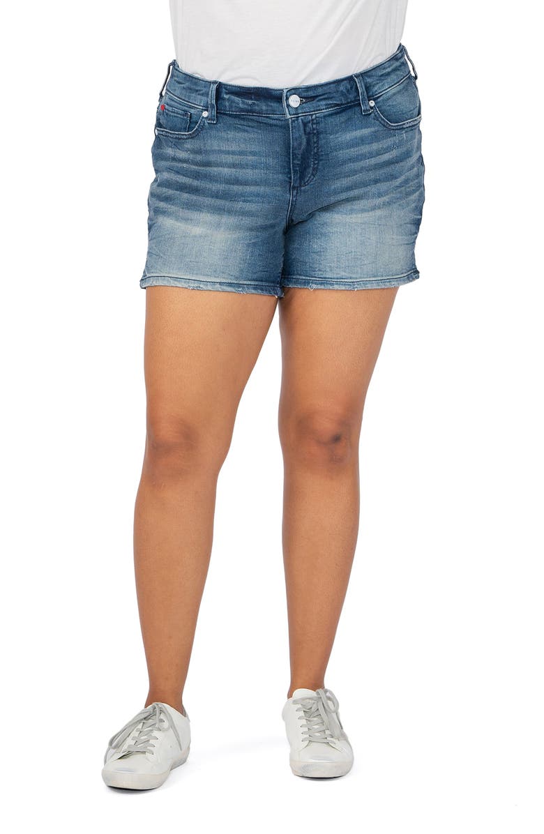SLINK Jeans Cutoff Denim Shorts, Main, color, 