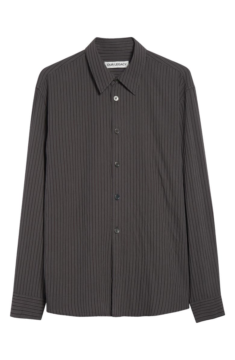 OUR LEGACY Beyond Stripe Button-Up Shirt, Alternate, color, 