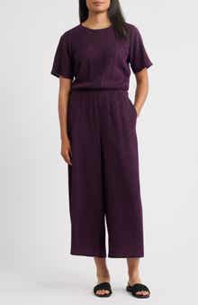 Crinkle Wide Leg Jumpsuit