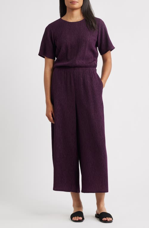 Eileen Fisher Crinkle Wide Leg Jumpsuit