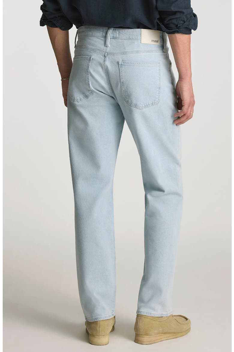 Marlon Relaxed Straight Leg Jeans, Alternate, color, BLEACHED OCEAN BLUE