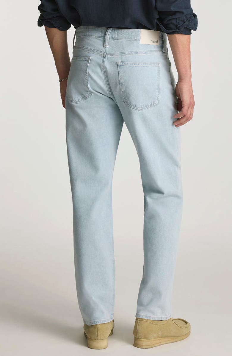 Mavi Jeans Marlon Relaxed Straight Leg Jeans, Alternate, color, Bleached Ocean Blue