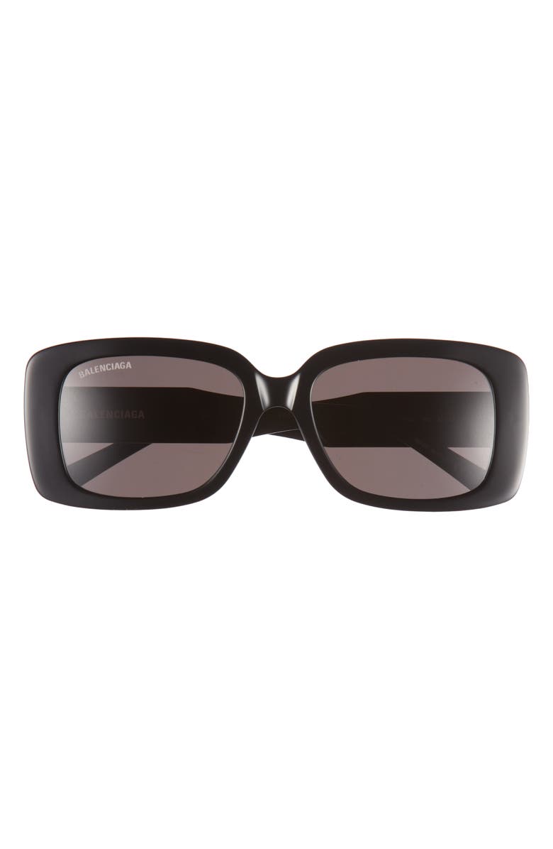Balenciaga 52mm Square Sunglasses, Main, color, 